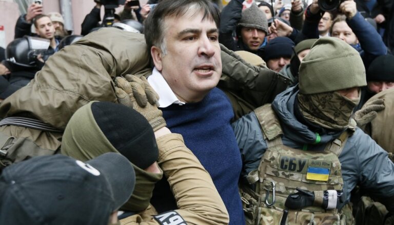 Саакашвили задержали и посадили в изолятор