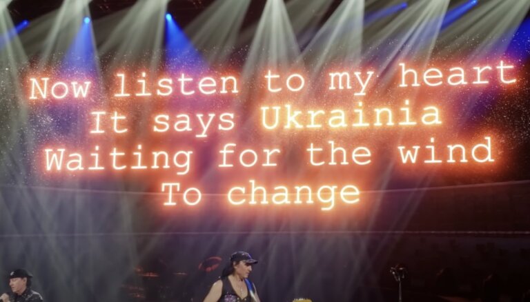 'Scorpions' dziesmā 'Wind of Change' Maskavu nomaina uz Ukrainu