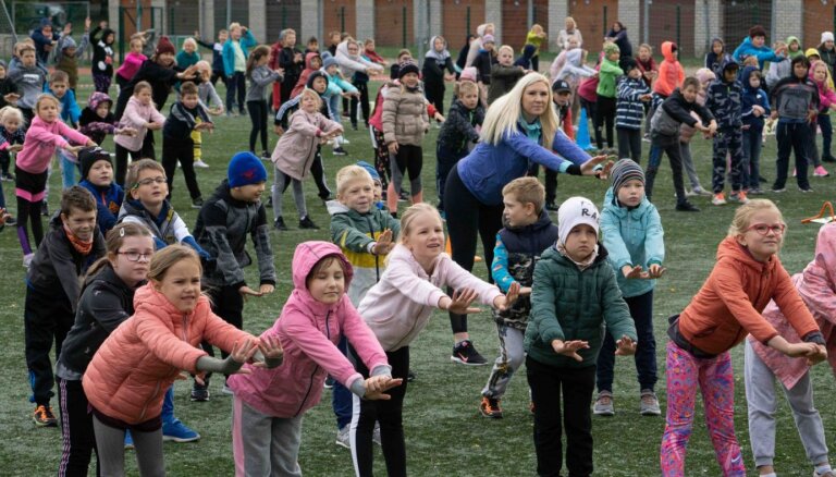 'Olimpiskās dienas 2020' aktivitātes pulcē 120 000 dalībnieku no visas Latvijas