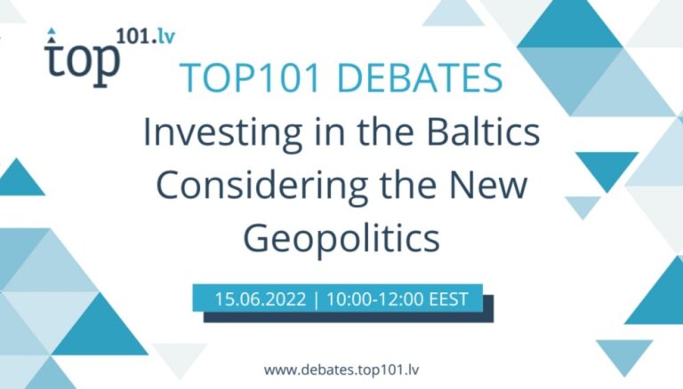 'Delfi' pārraida vebināru par investīciju iespējām Baltijā jaunajos ģeopolitiskajos apstākļos