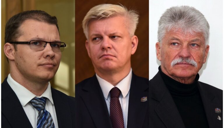 Дзинтарс написал жалобу на депутата Сполитиса, показавшего члену Нацблока обидный знак
