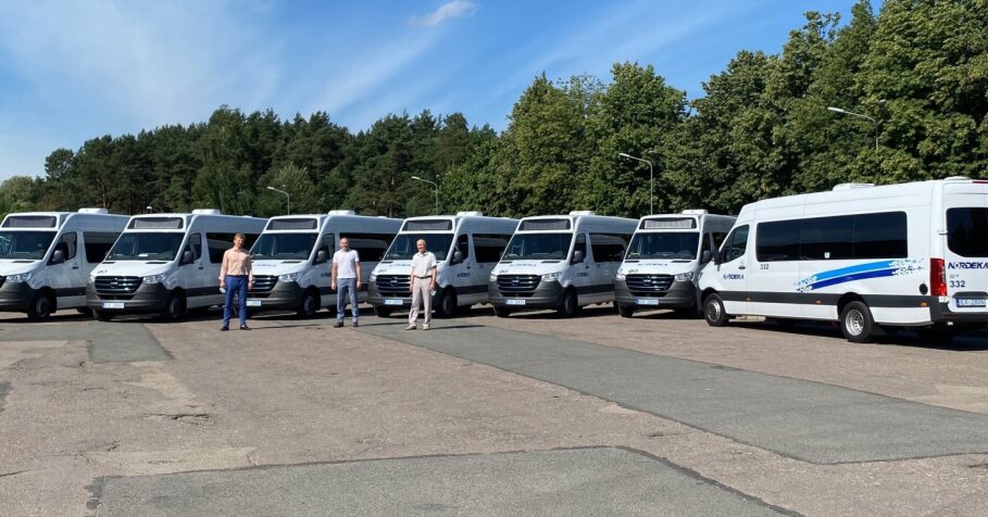 Nordeka receives the first seven electric passenger minibuses