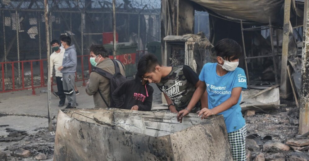 Supporting Greece after the fire in the asylum camp, Latvia will take blankets and stretchers there