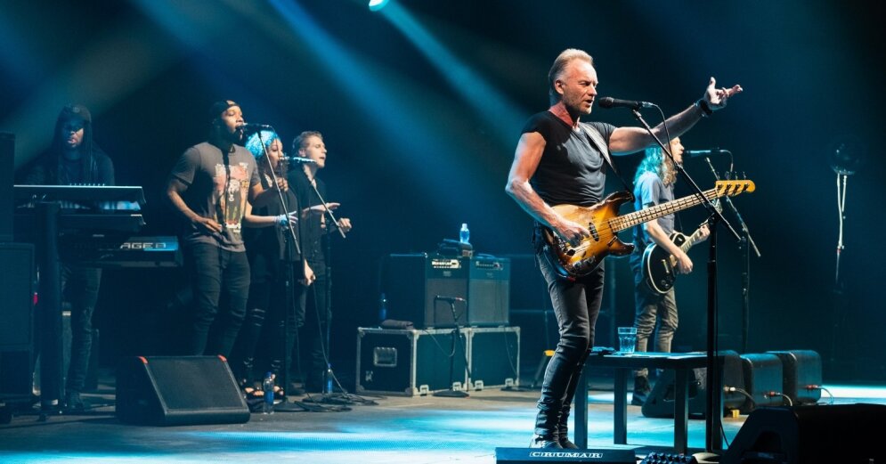 The concert of the British musician Sting will be held in Riga