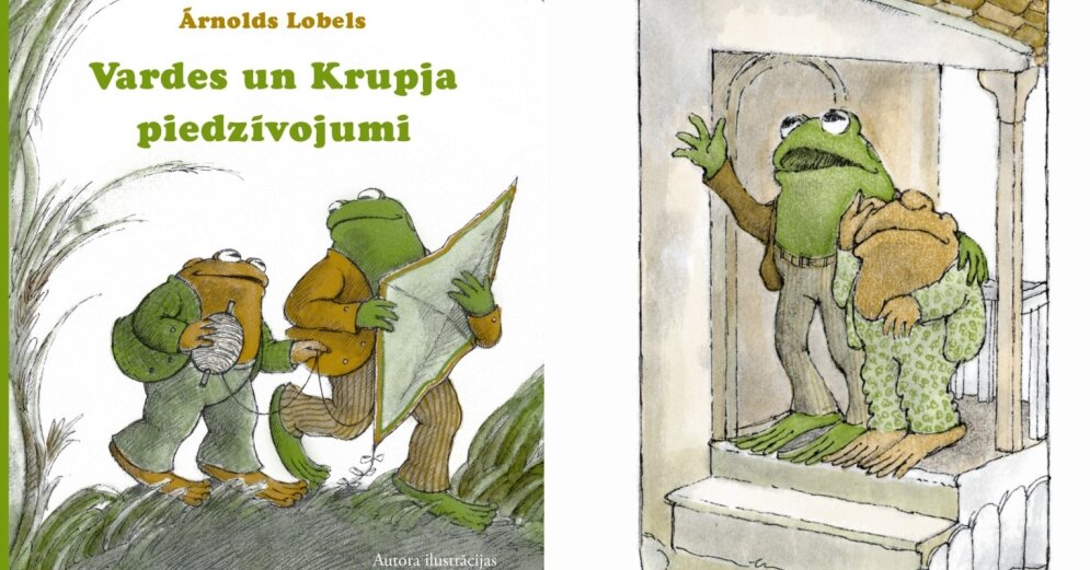 Arnolds Lobels’ book for children ‘Adventures of Frog and Toad’ published in Latvian