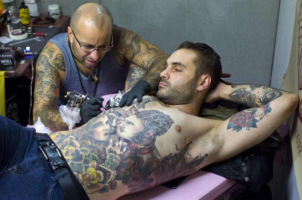"Расписные": в Лондоне собрались лучшие татуировщики планеты