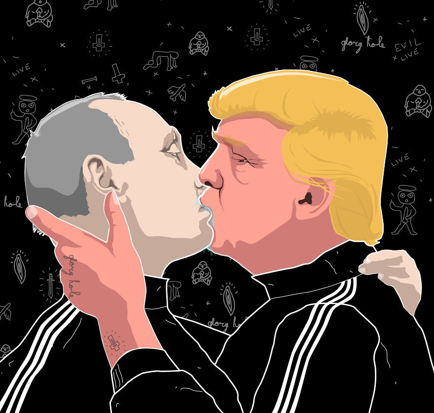 Путин Целуется Фото